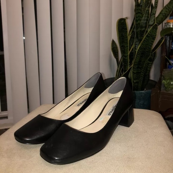 ⚡️KARL LAGERFELD ‘Charee’ Low Block Heel Black Paris Chanel French Classic - Picture 10 of 16